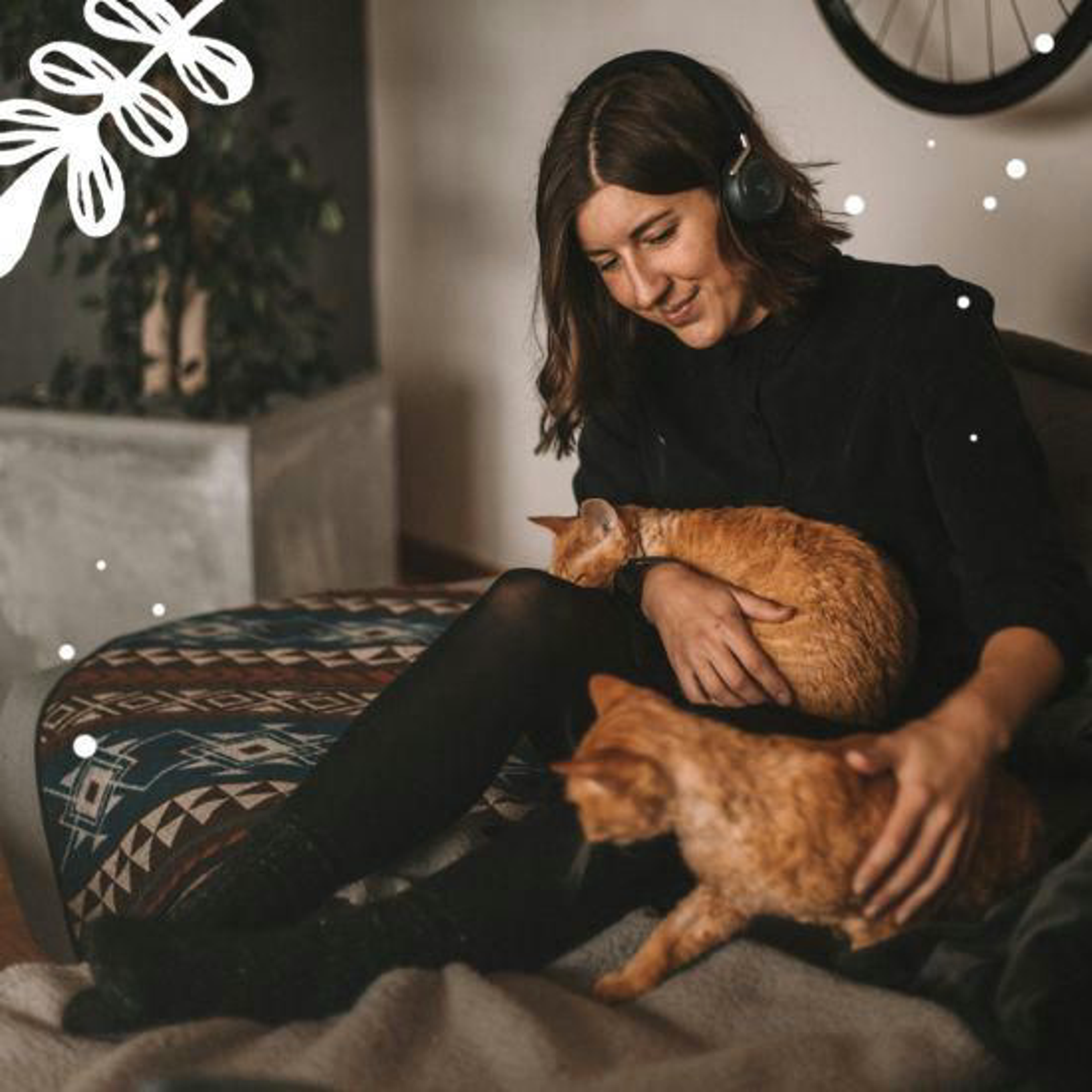 Nachhaltige-bewusste-Weihnachten-angelequini-mit-katzen