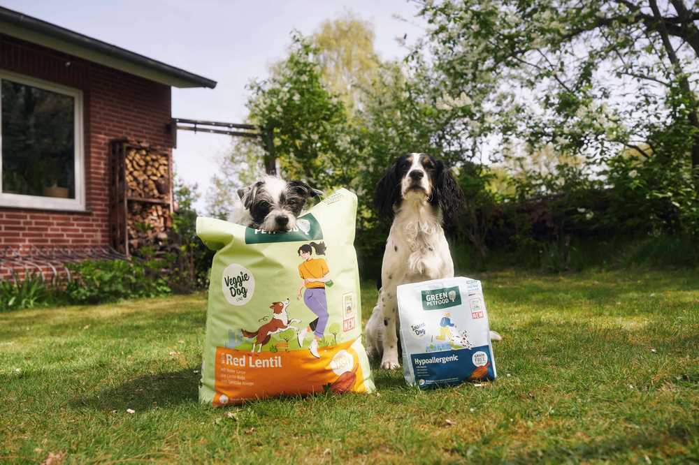 Dogs with products