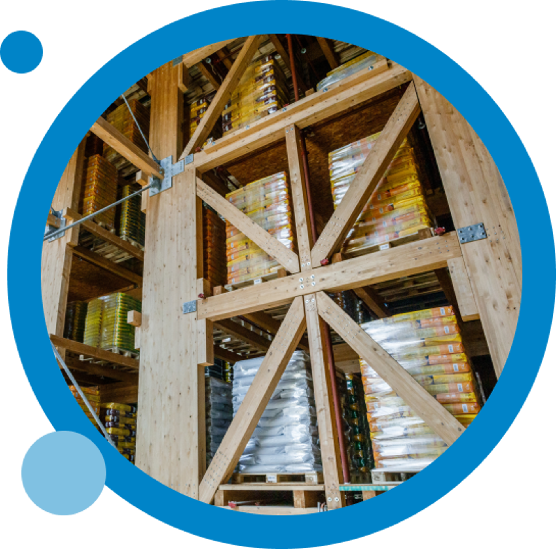 Local wood warehouse